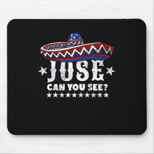 Can You See 4th Of July Mouse Pad