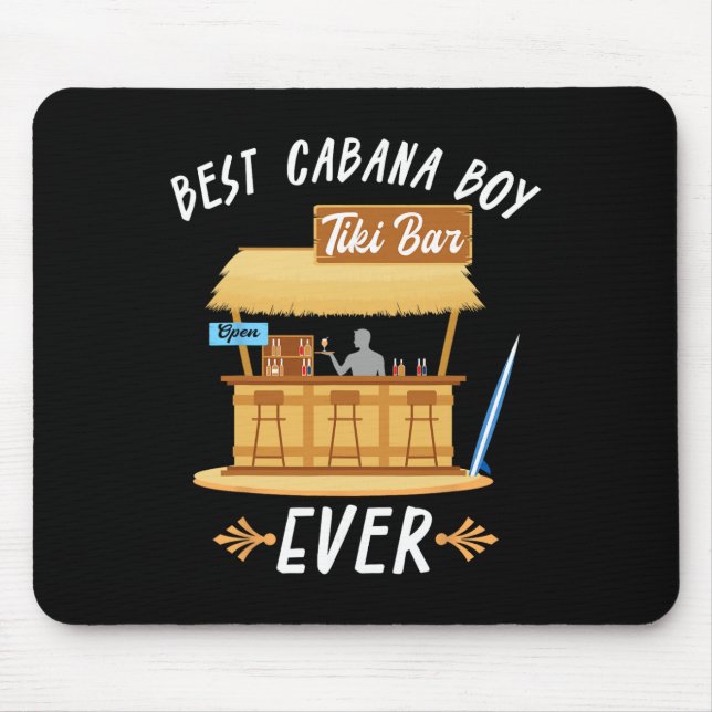 Cana Boy Tiki R Beach Limbo Surfing Rtender Server Mouse Pad (Front)
