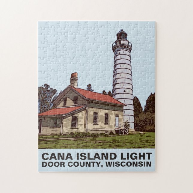 CANA ISLAND LIGHT JIGSAW PUZZLE (Vertical)