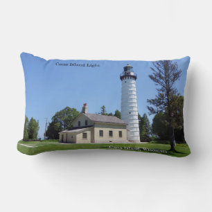 Cana Island Light lumbar pillow