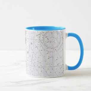 Cana Island Lighthouse Chart Mug