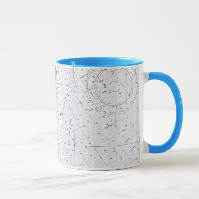 Cana Island Lighthouse Chart Mug (Right)
