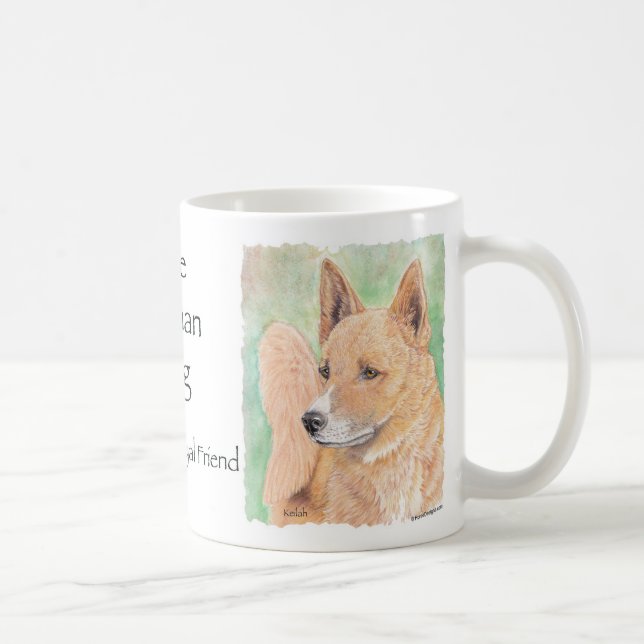 Canaan Dog Coffee Mug (Right)