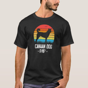 Canaan Dog Dad Retro Vintage T-Shirt