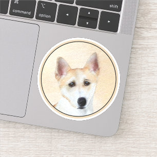 Canaan Dog Painting - Cute Original Dog Art