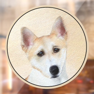 Canaan Dog Painting - Cute Original Dog Art