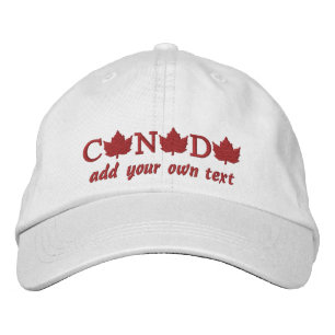 Canada 150 Embroidered Baseball Cap - Add Text Msg