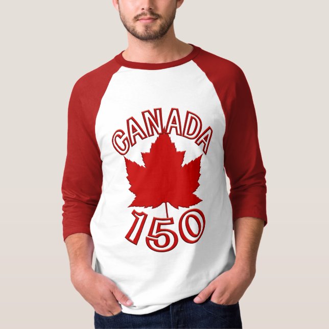 Canada 150 Jersey Canada Maple Leaf Souvenir Shirt (Front)