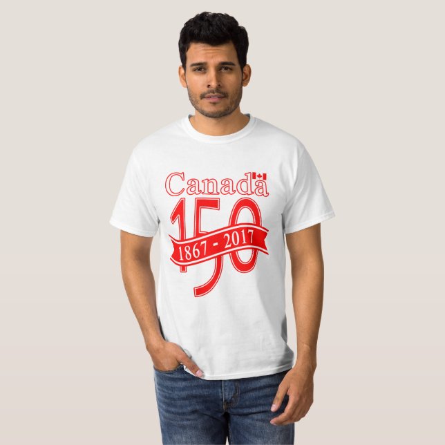 CANADA 150 RIBBON T-Shirt (Front Full)