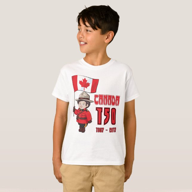 Canada 150 Years Anniversary T-Shirt (Front Full)