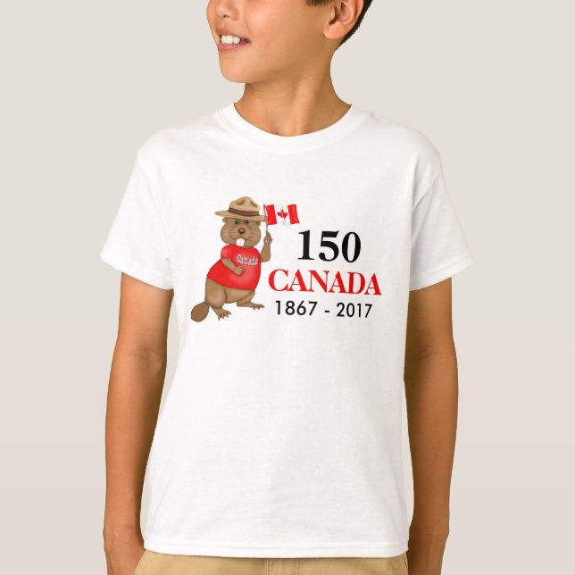 Canada 150 Years Anniversary T-Shirt (Front)