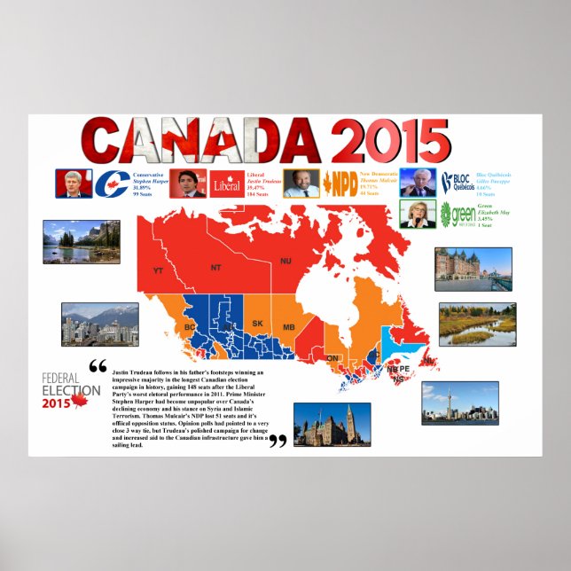 Canada 2015 Election Poster (Front)