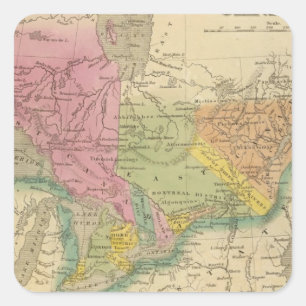 Canada 2 square sticker