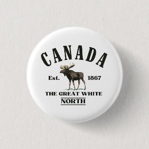 Canada 3 cm round badge