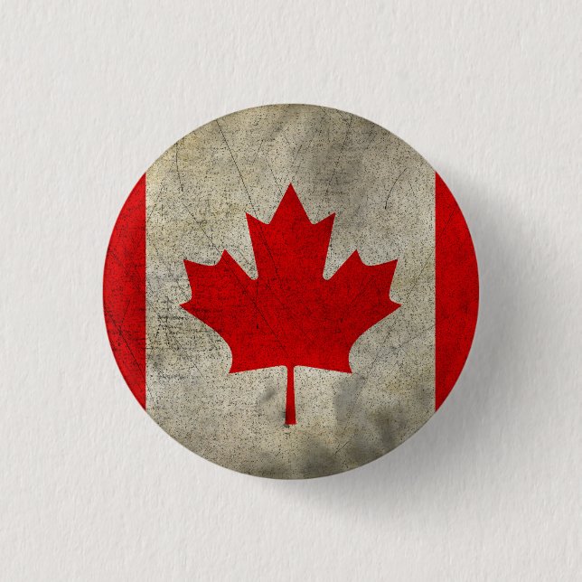 Canada 3 Cm Round Badge (Front)