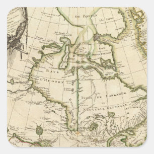 Canada 5 square sticker