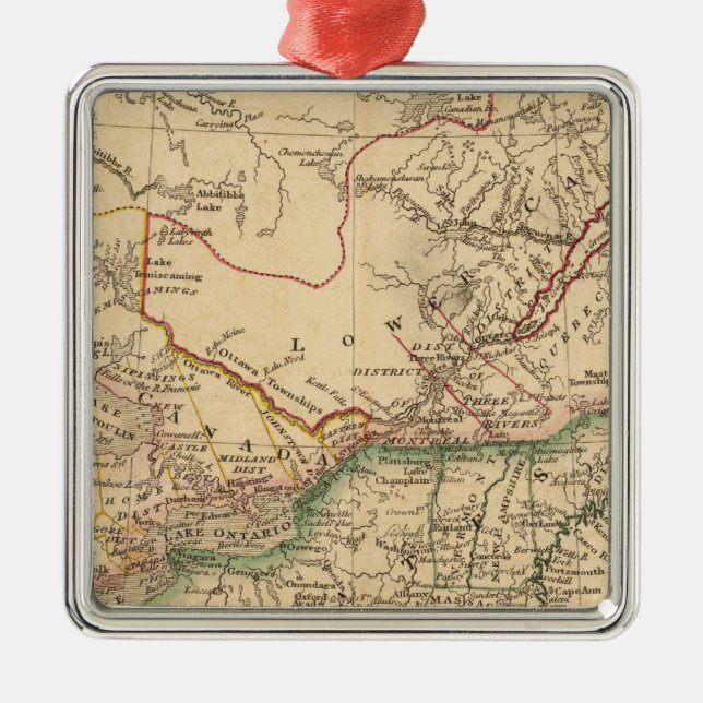 Canada 6 metal tree decoration (Front)