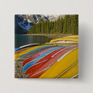 Canada, Alberta, Banff National Park, Moraine 15 Cm Square Badge