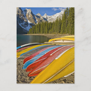 Canada, Alberta, Banff National Park, Moraine Postcard