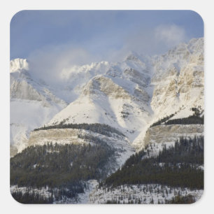 Canada, Alberta, Banff National Park. View of Square Sticker