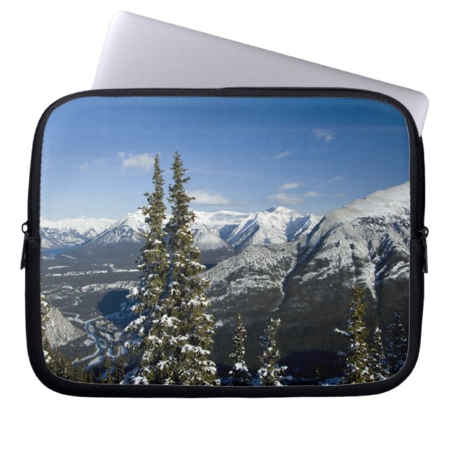 Canada, Alberta, Banff. Views of the Bow Valley Laptop Sleeve (Front)