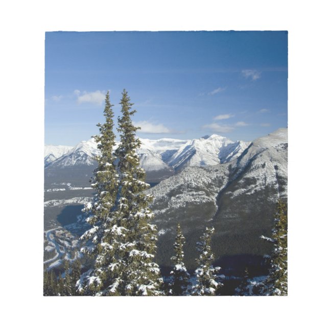 Canada, Alberta, Banff. Views of the Bow Valley Notepad (Front)