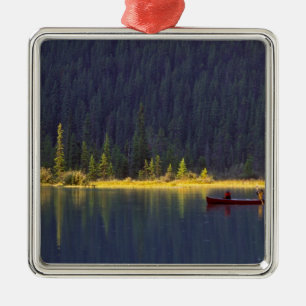 Canada, Alberta, Baniff National Park. Two boys Metal Tree Decoration