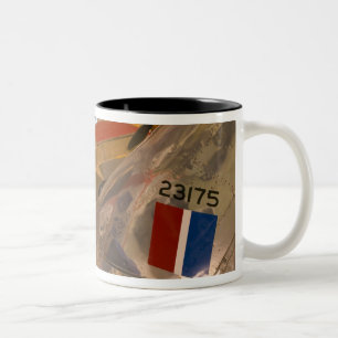 Canada, Alberta, Calgary: Aero Space Museum of Two-Tone Coffee Mug
