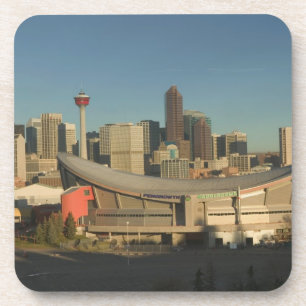 Canada, Alberta, Calgary: City Skyline from 3 Coaster