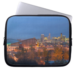 Canada, Alberta, Calgary: City Skyline from 4 Laptop Sleeve