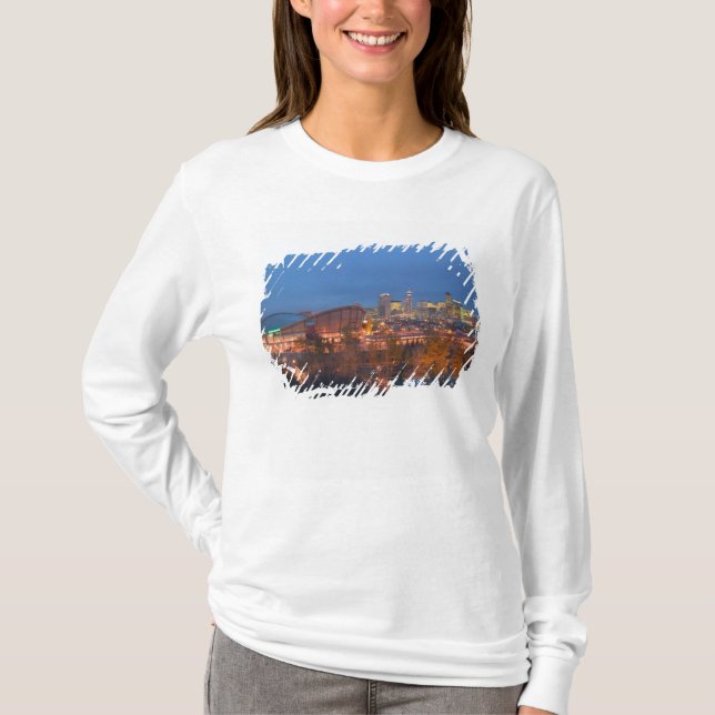 Canada, Alberta, Calgary: City Skyline from 4 T-Shirt (Front)
