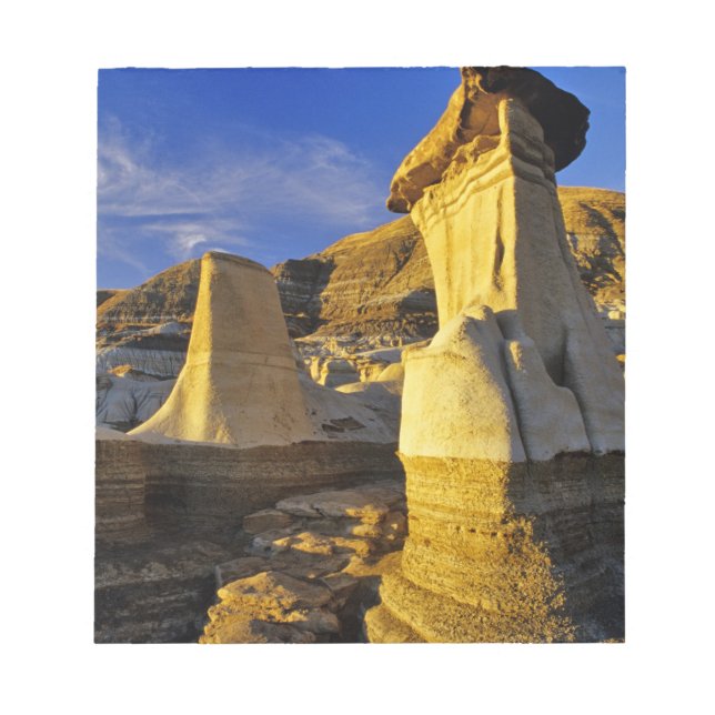 Canada, Alberta, Drumheller. Hoodoos. Notepad (Front)