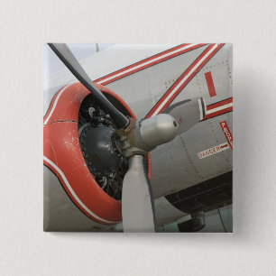 Canada, Alberta, Edmonton: Alberta Aviation 15 Cm Square Badge