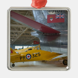 Canada, Alberta, Edmonton: Alberta Aviation 2 Metal Tree Decoration