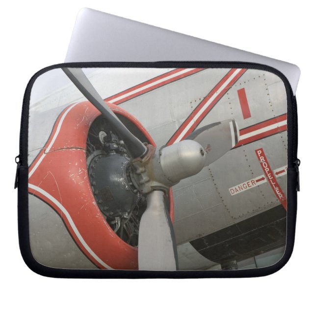 Canada, Alberta, Edmonton: Alberta Aviation Laptop Sleeve (Front)