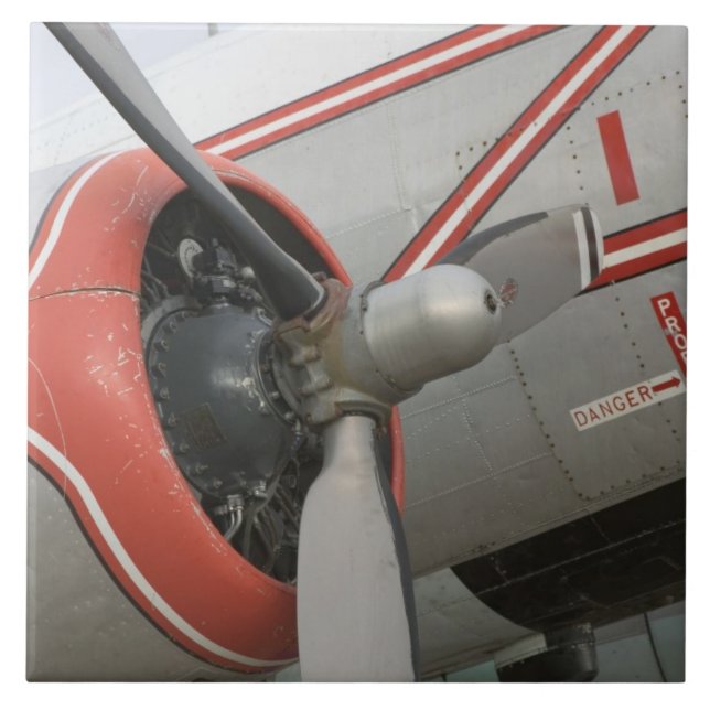 Canada, Alberta, Edmonton: Alberta Aviation Tile (Front)