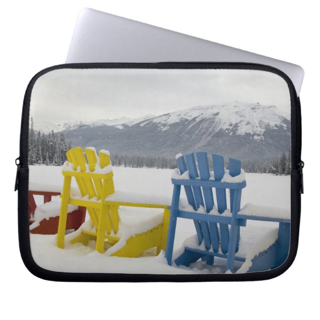 Canada, Alberta, Jasper, Jasper NP. Fairmont Laptop Sleeve (Front)
