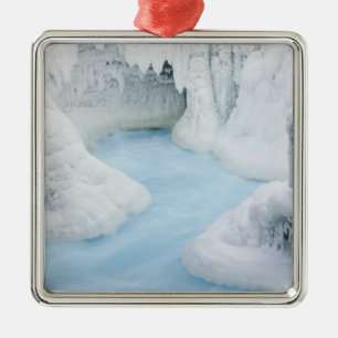 Canada, Alberta, Jasper National Park. The Metal Tree Decoration