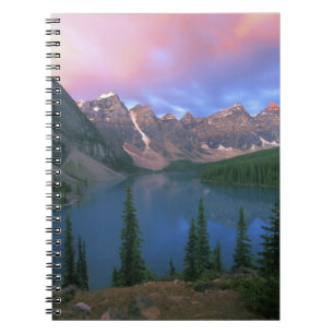 Canada, Alberta, Lake Moraine at Dawn, Banff Notebook