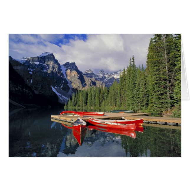 Canada, Alberta, Moraine Lake. The glassy (Front Horizontal)