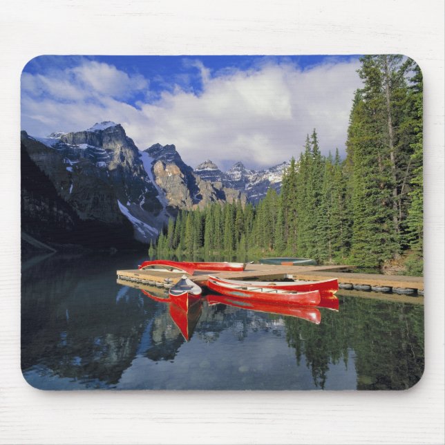 Canada, Alberta, Moraine Lake. The glassy Mouse Pad (Front)