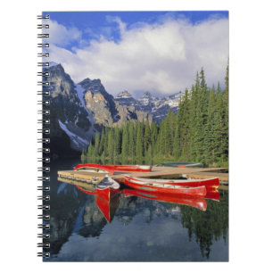 Canada, Alberta, Moraine Lake. The glassy Notebook
