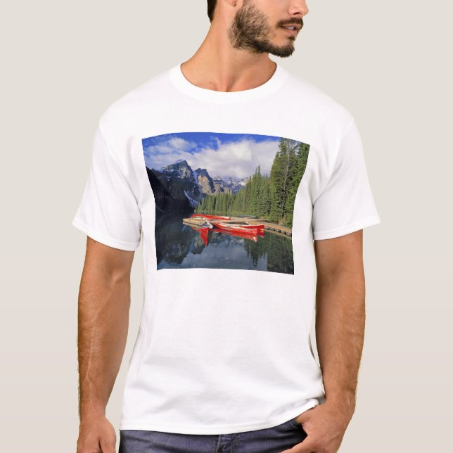 Canada, Alberta, Moraine Lake. The glassy T-Shirt (Front)