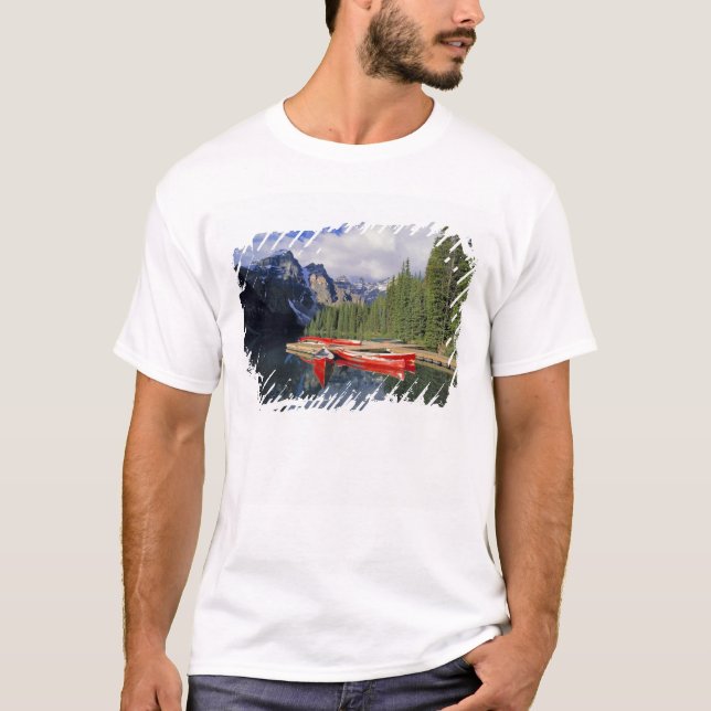 Canada, Alberta, Moraine Lake. The glassy T-Shirt (Front)