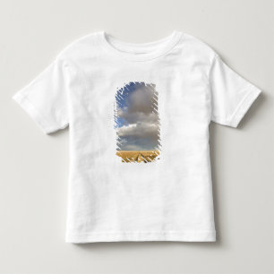 Canada, Alberta, Stand Off: Landscape with Toddler T-Shirt