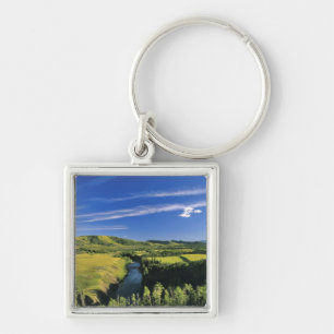 Canada, Alberta, The Highwood River Along the Key Ring