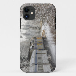 Canada, Alberta. VIA Rail Snow Train between Case-Mate iPhone Case