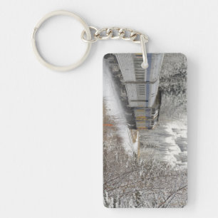 Canada, Alberta. VIA Rail Snow Train between Key Ring