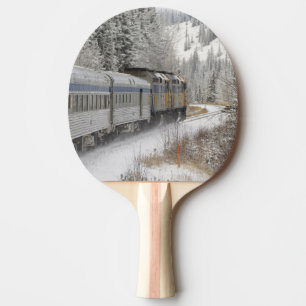Canada, Alberta. VIA Rail Snow Train between Ping Pong Paddle