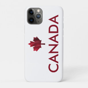 Canada and Red Maple Leaf Case-Mate iPhone Case